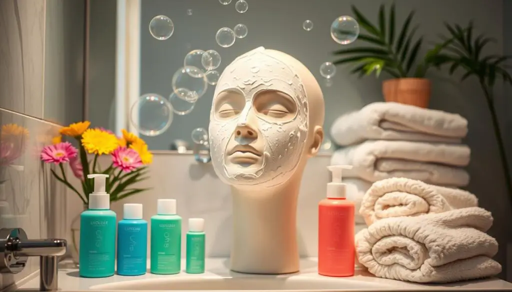 Bubble Skincare Routine Demonstration Bubble Skincare Routine Demonstration