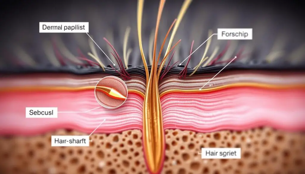Hair Growth Cycle Illustration Hair Growth Cycle Illustration